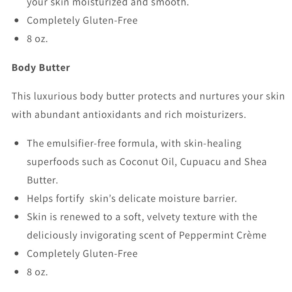 Suzanne Organics sugar scrub and Body butter - Picture 2 of 4